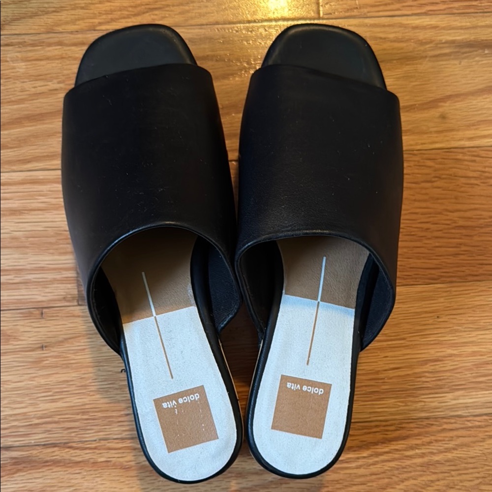 Dolce Vita Black Women's Slide Sandals